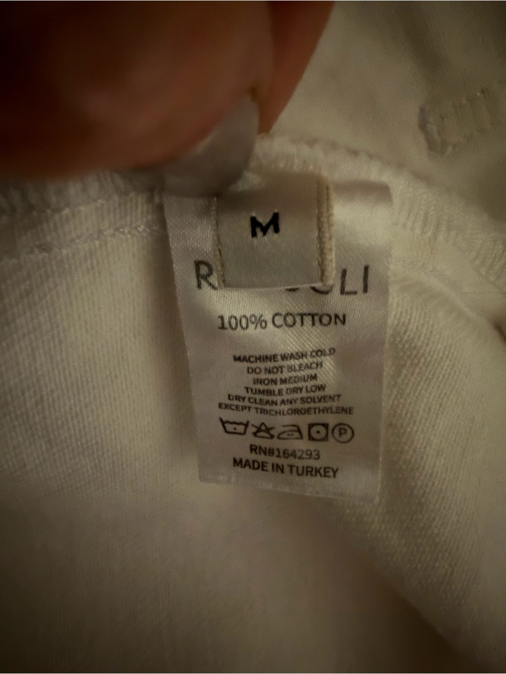 White Denim Button-Front Jacket - Picture 5 of 5